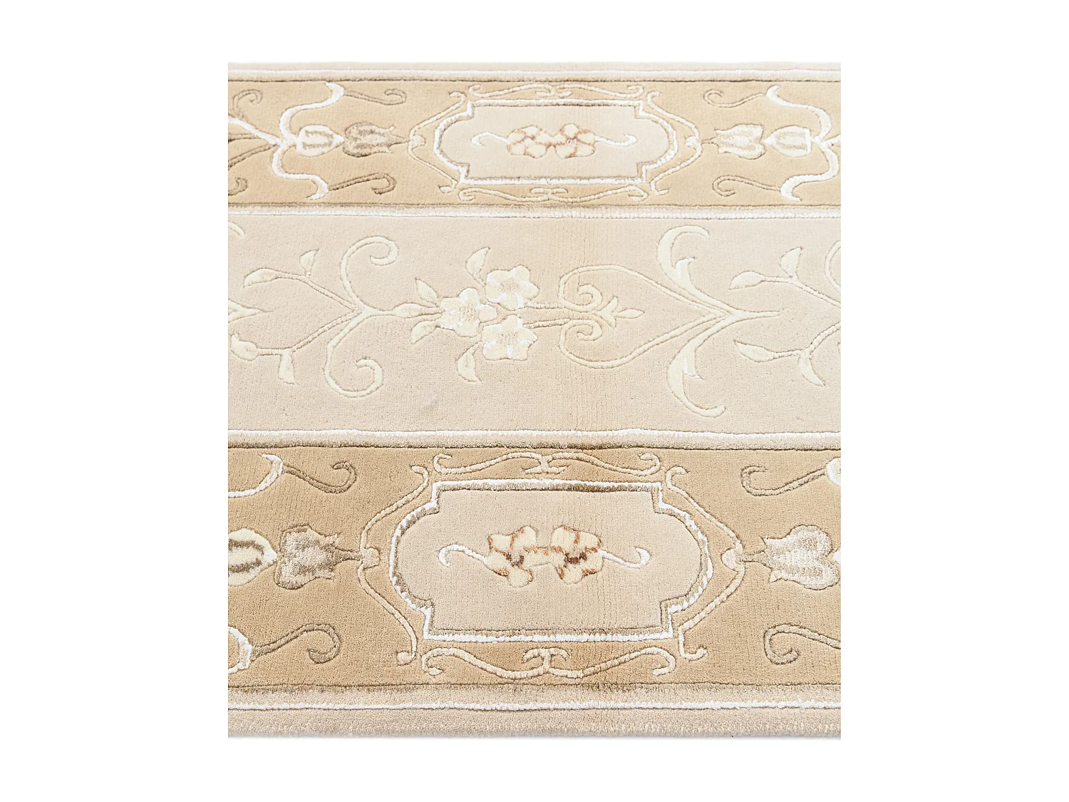 Wollteppich 84x152 Braun Darya