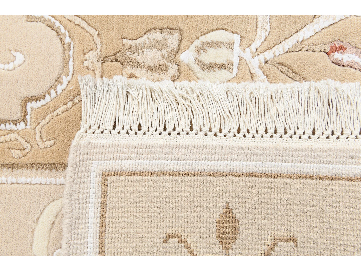 Wollteppich 84x152 Braun Darya