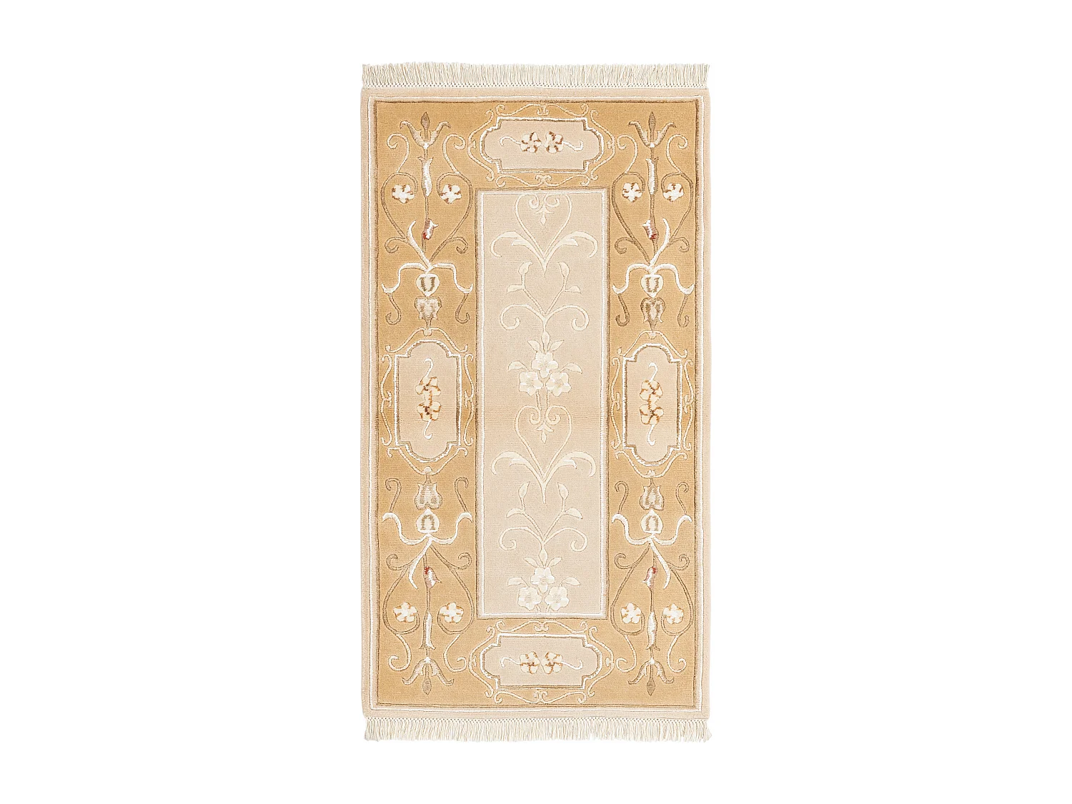 Wollteppich 84x152 Braun Darya