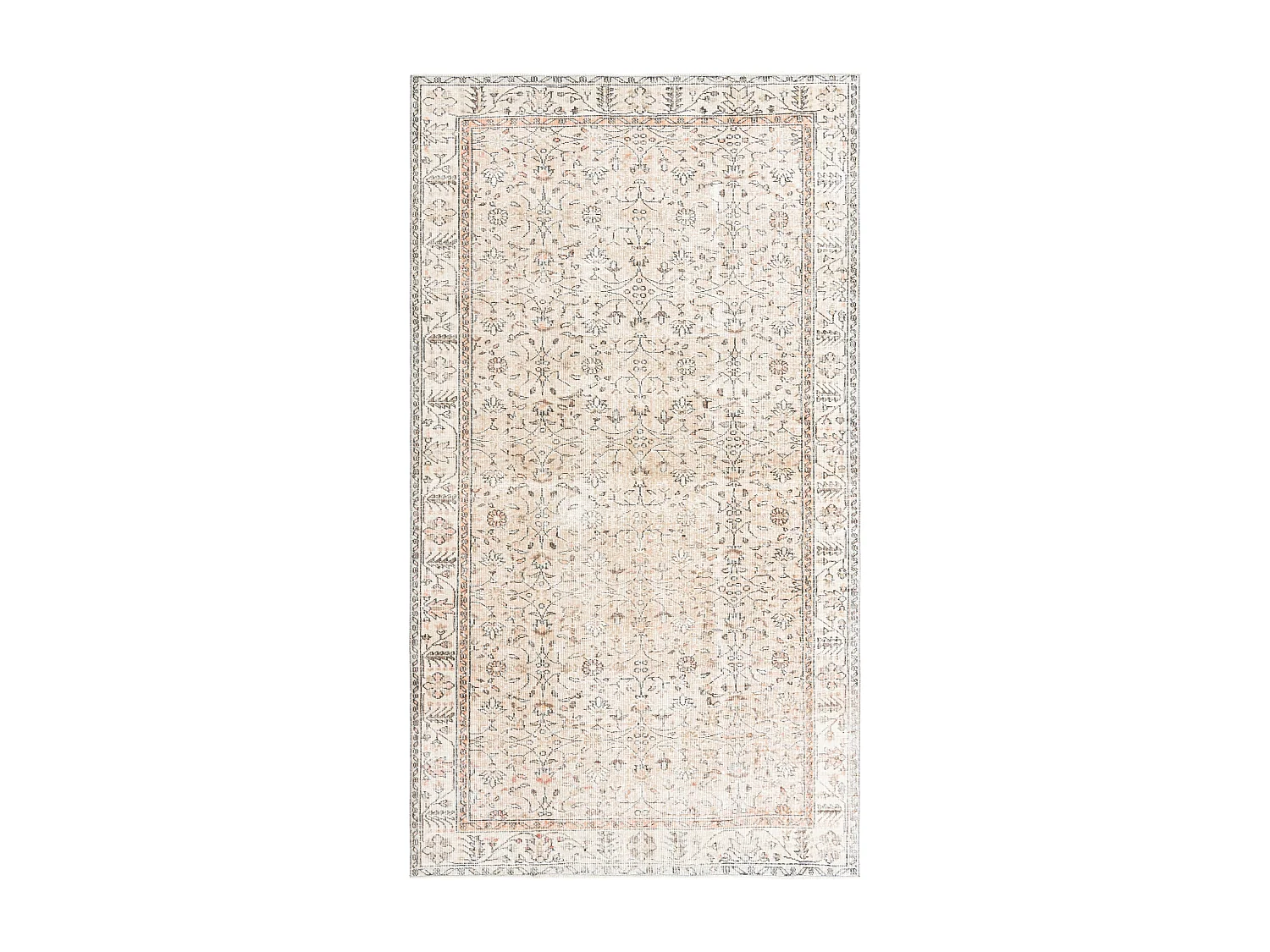 Tapis de laine 160x287 beige Ultra Vintage