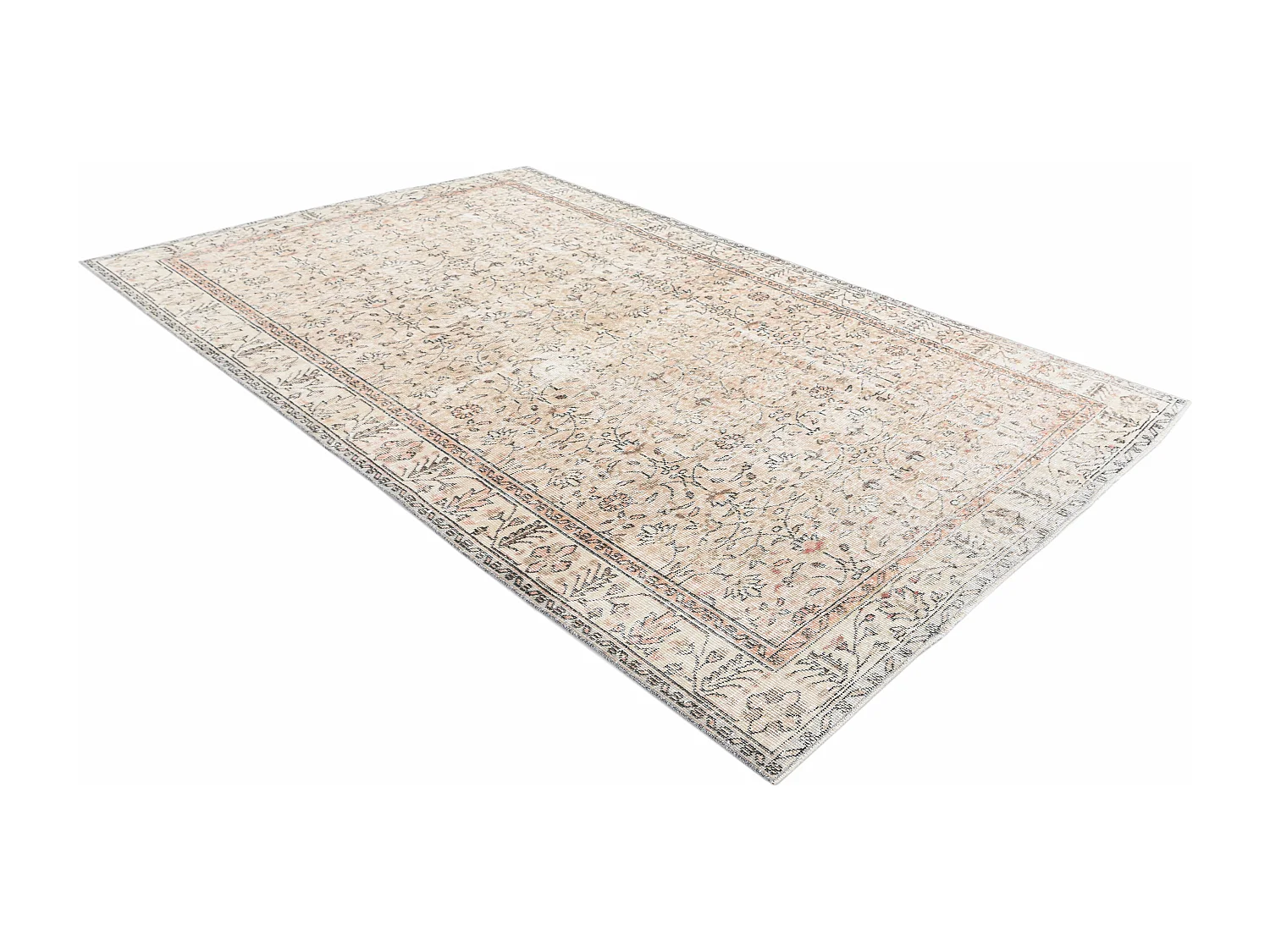 Tapis de laine 160x287 beige Ultra Vintage