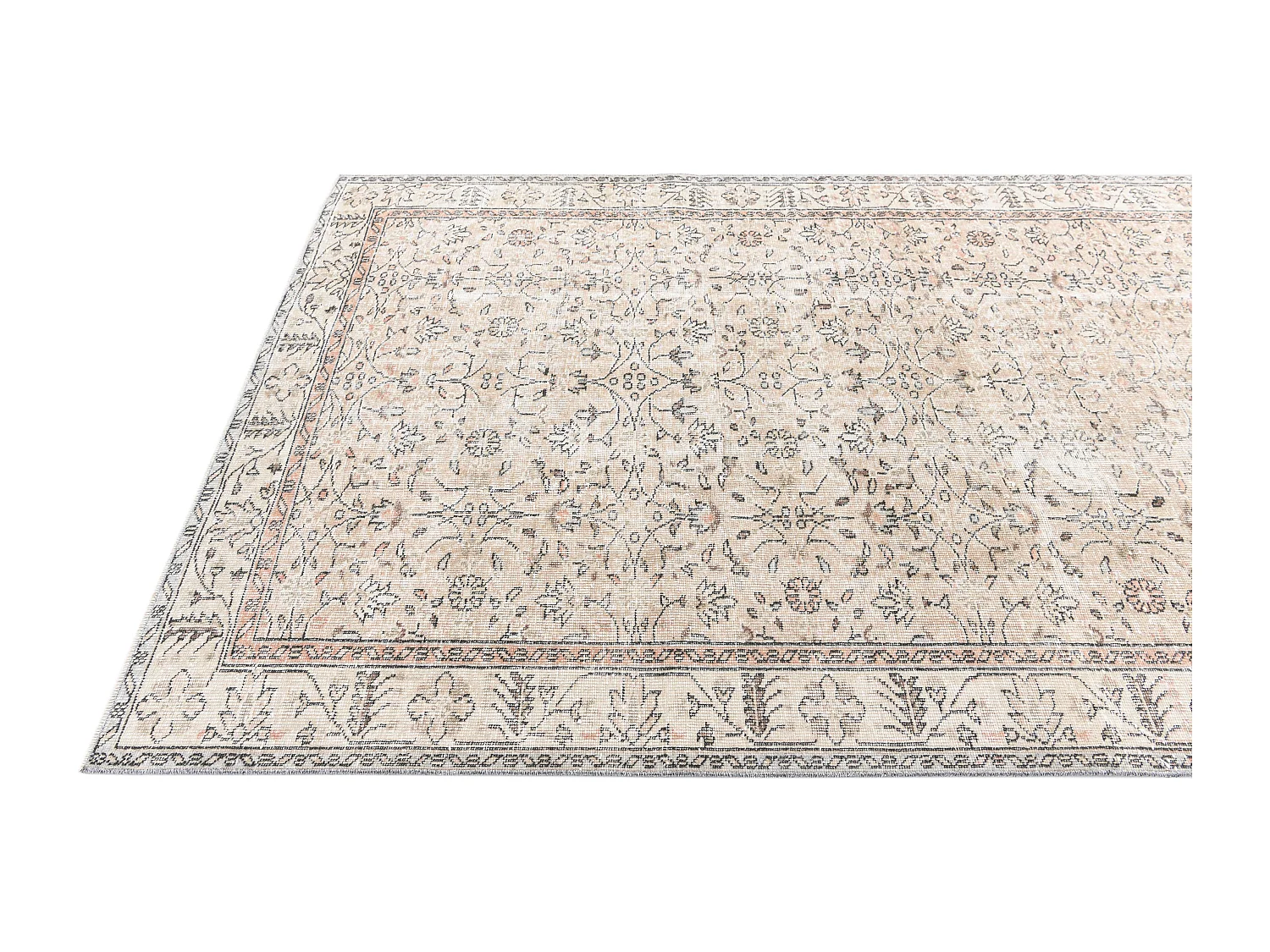 Tapis de laine 160x287 beige Ultra Vintage