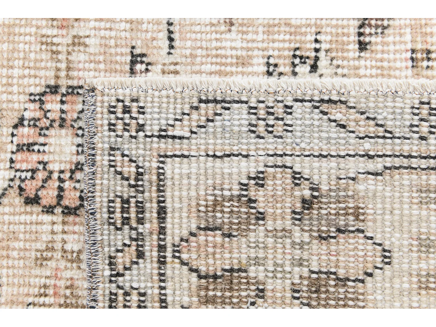 Tapis de laine 160x287 beige Ultra Vintage