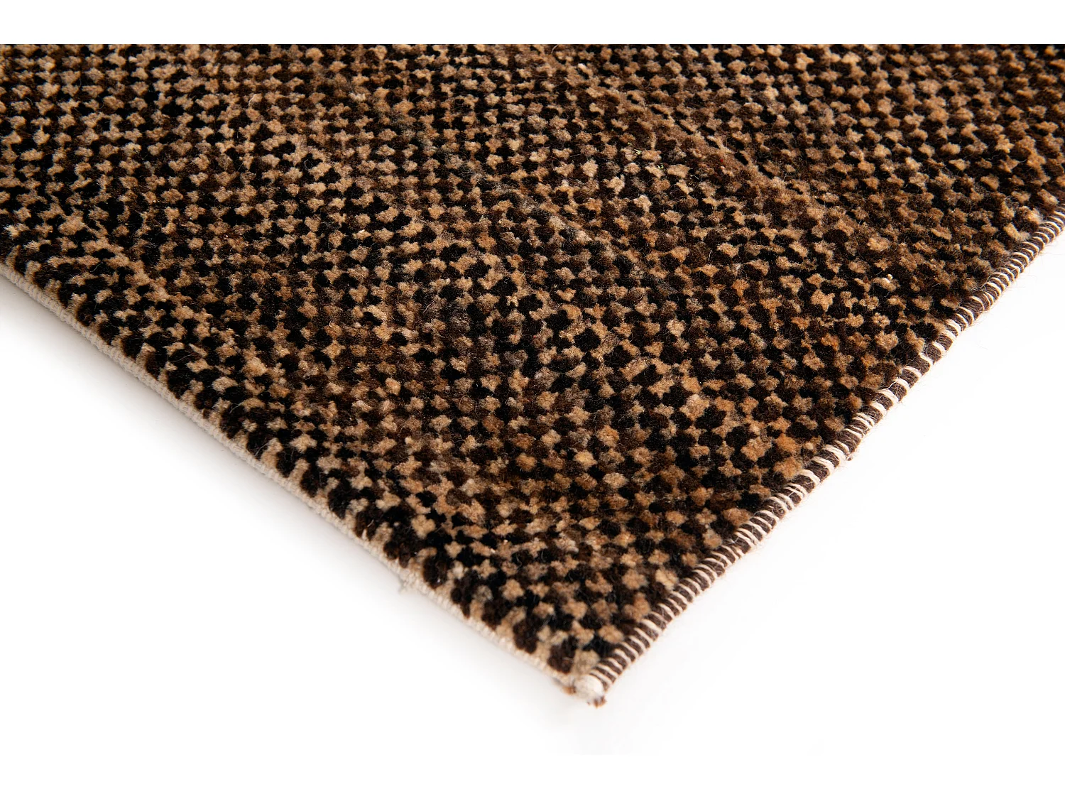 Wollteppich 248x251 Schwarz Juma