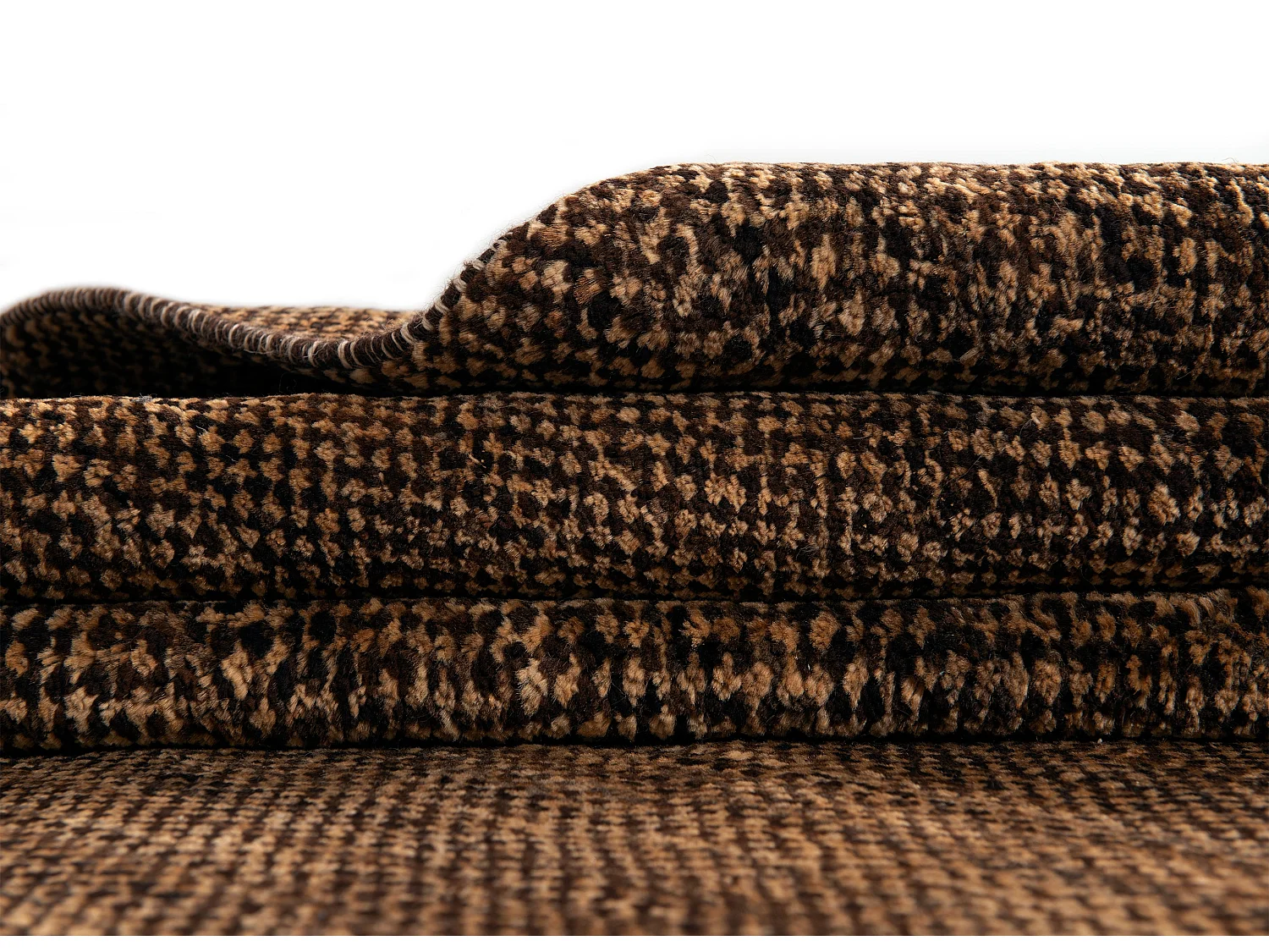 Wollteppich 248x251 Schwarz Juma