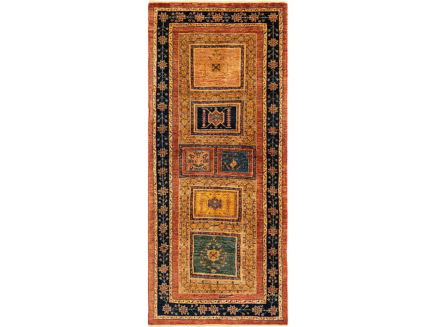 Loper-Woltapijt 200x87 Rood Kashkuli