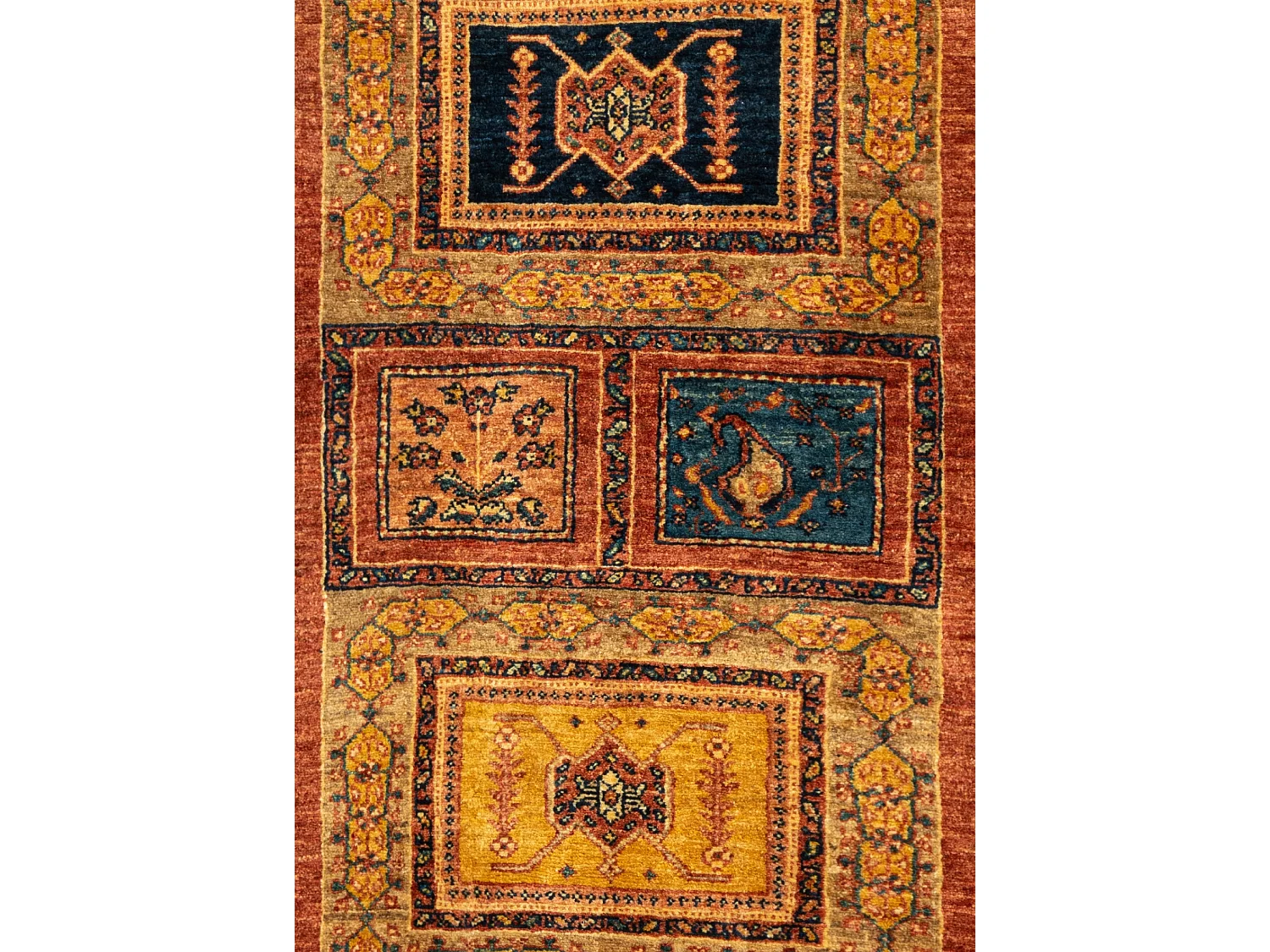 Loper-Woltapijt 200x87 Rood Kashkuli