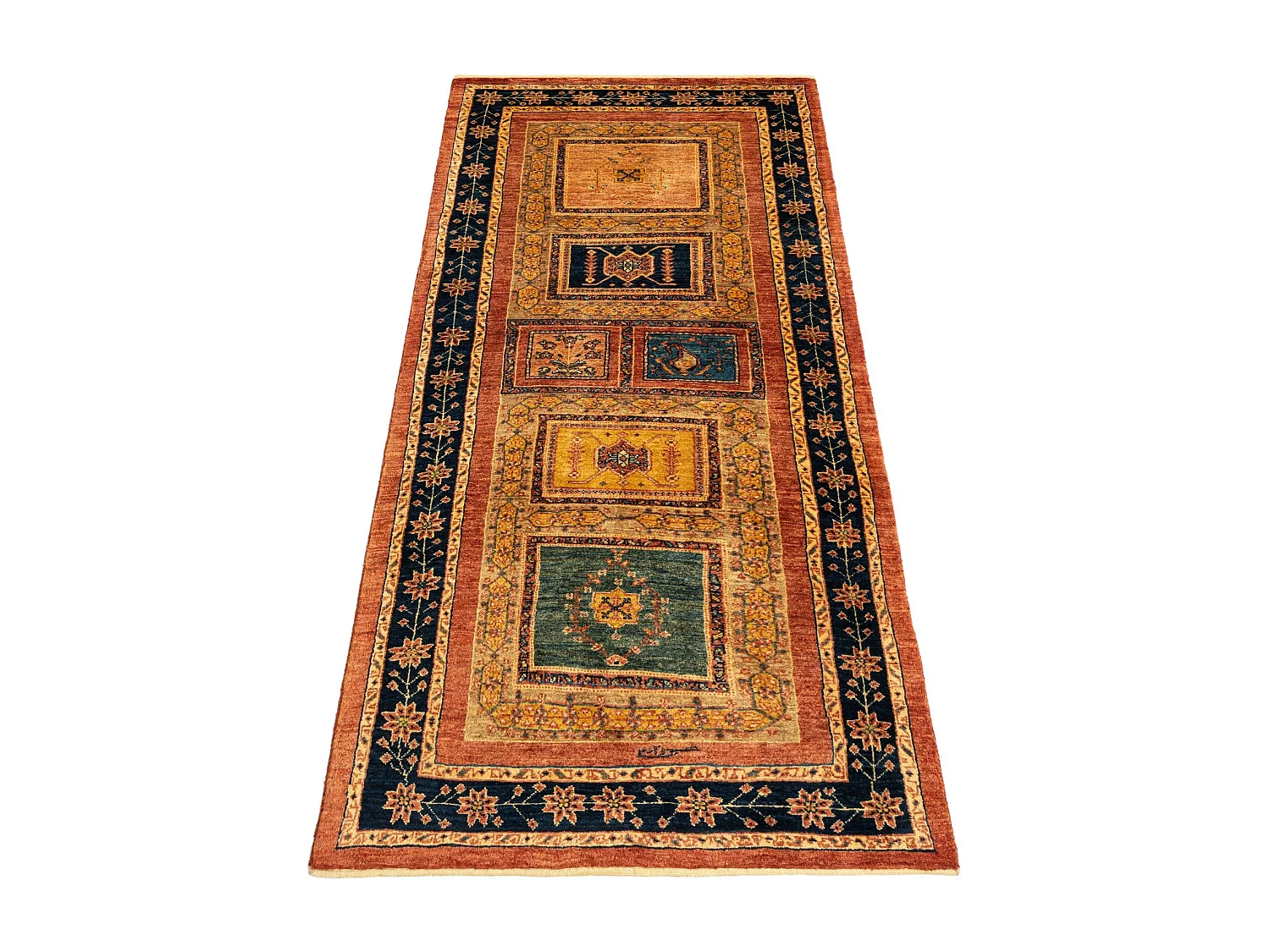 Loper-Woltapijt 200x87 Rood Kashkuli