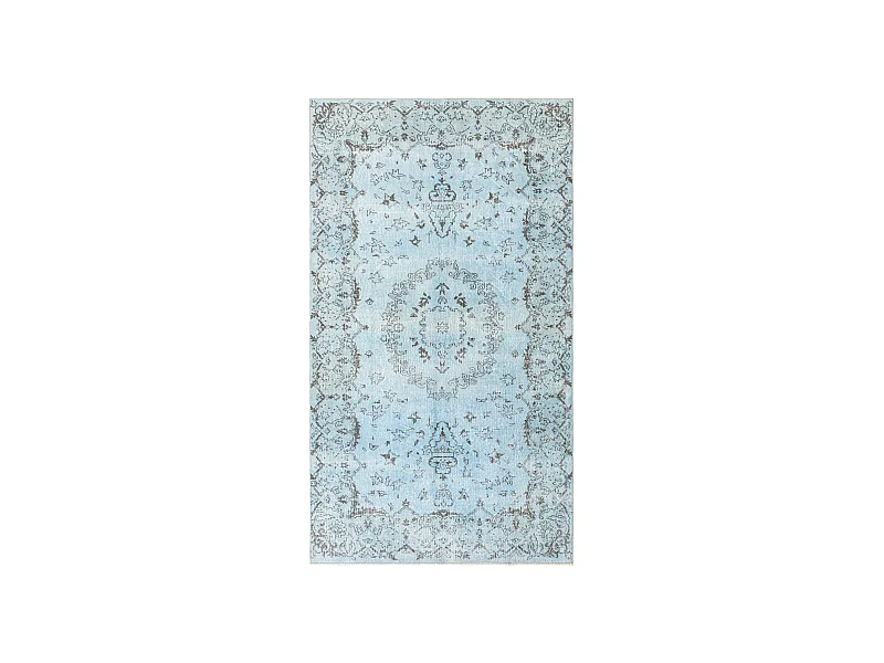 Tapis de laine 168x287 Bleu Ultra Vintage