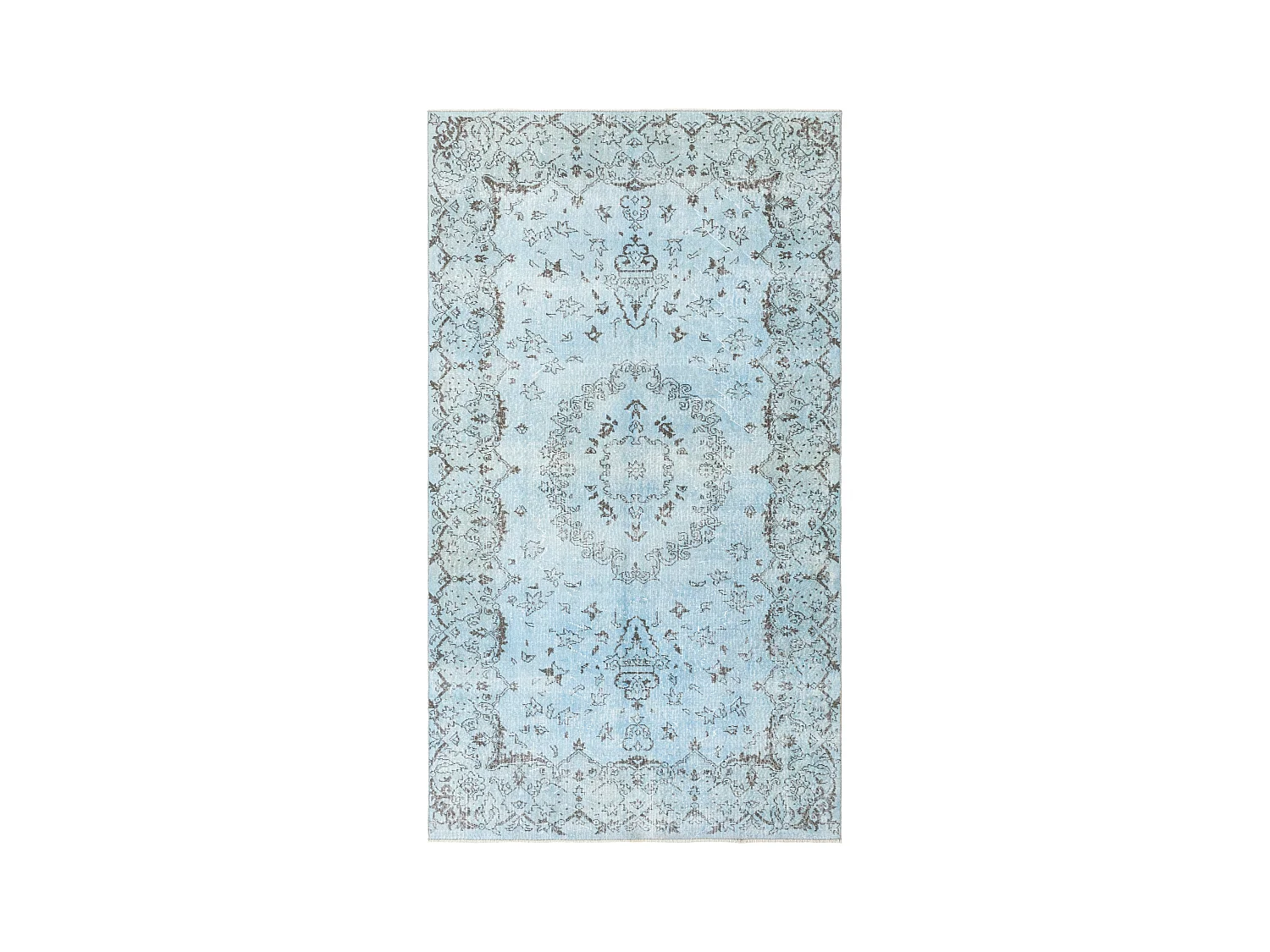 Tapis de laine 168x287 Bleu Ultra Vintage