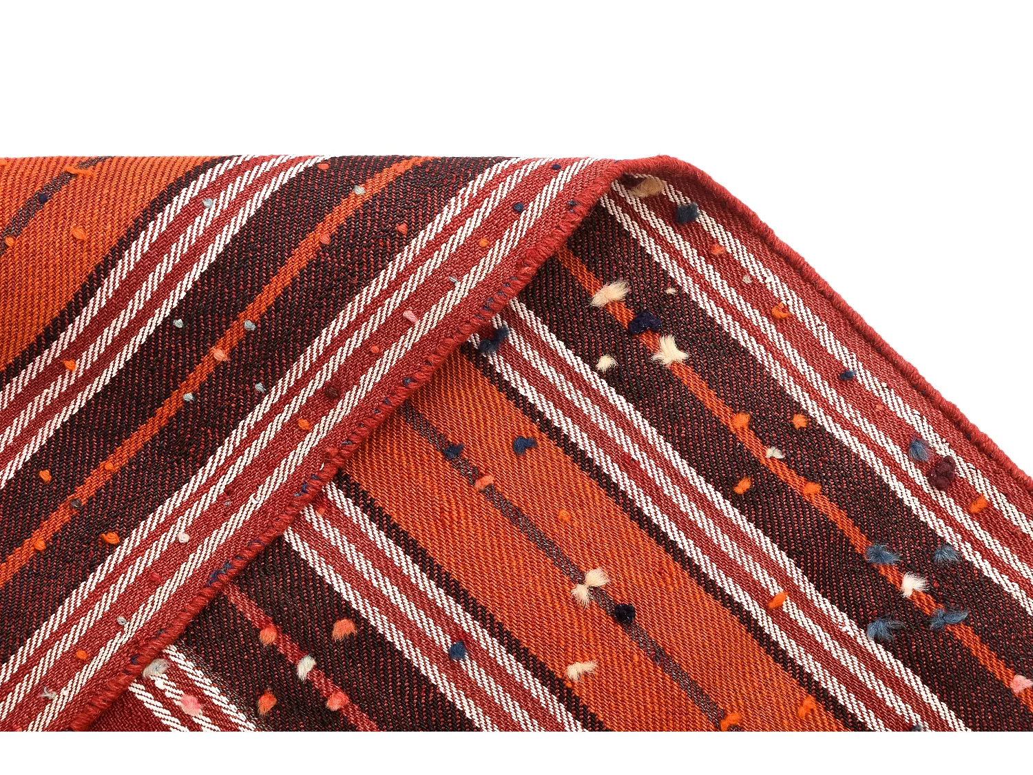 Tapis de laine 140x236 rouge Jajim