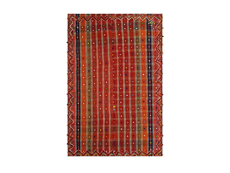 Wollteppich 152x224 Beige Jajim