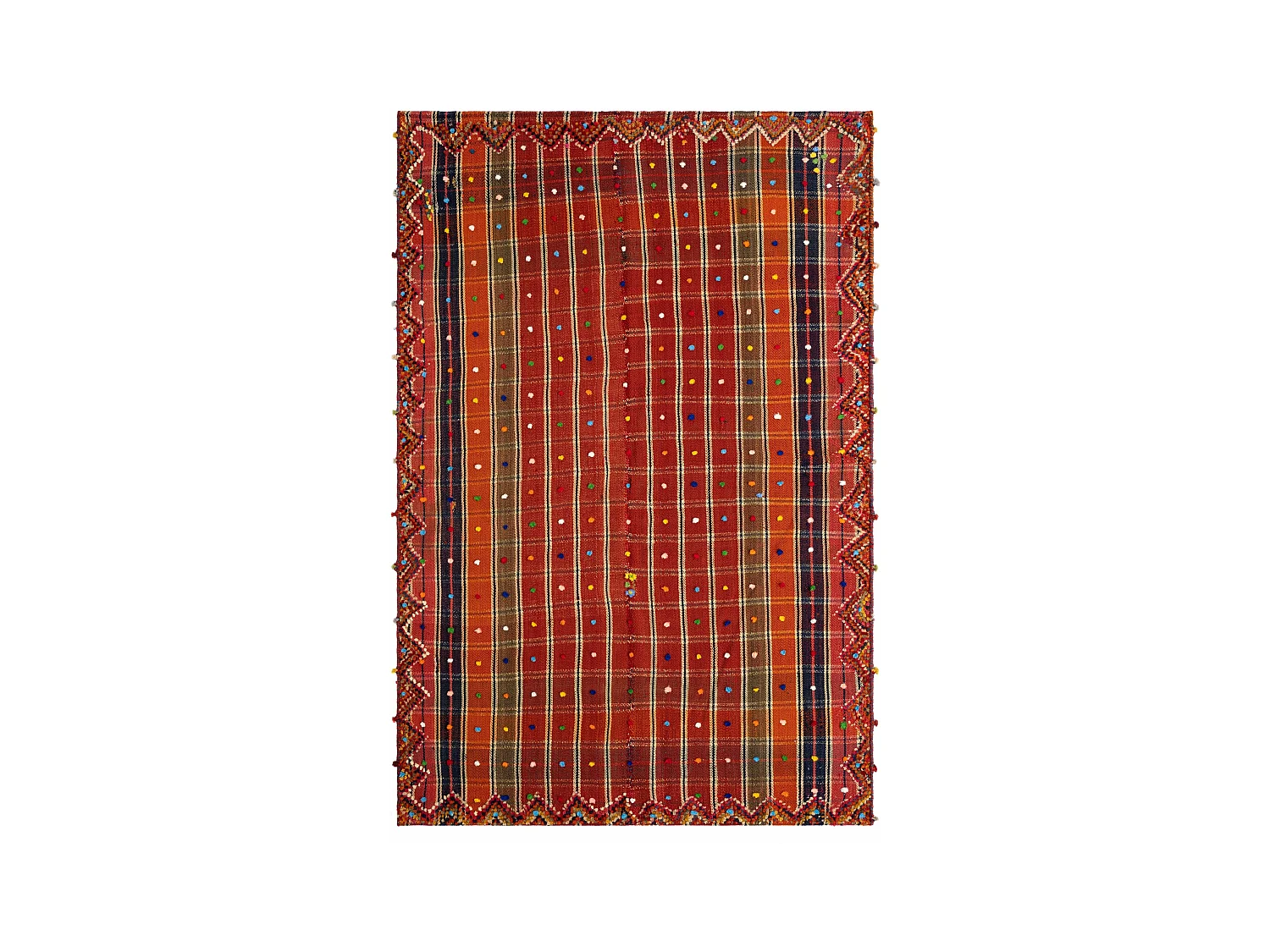 Wollteppich 152x224 Beige Jajim