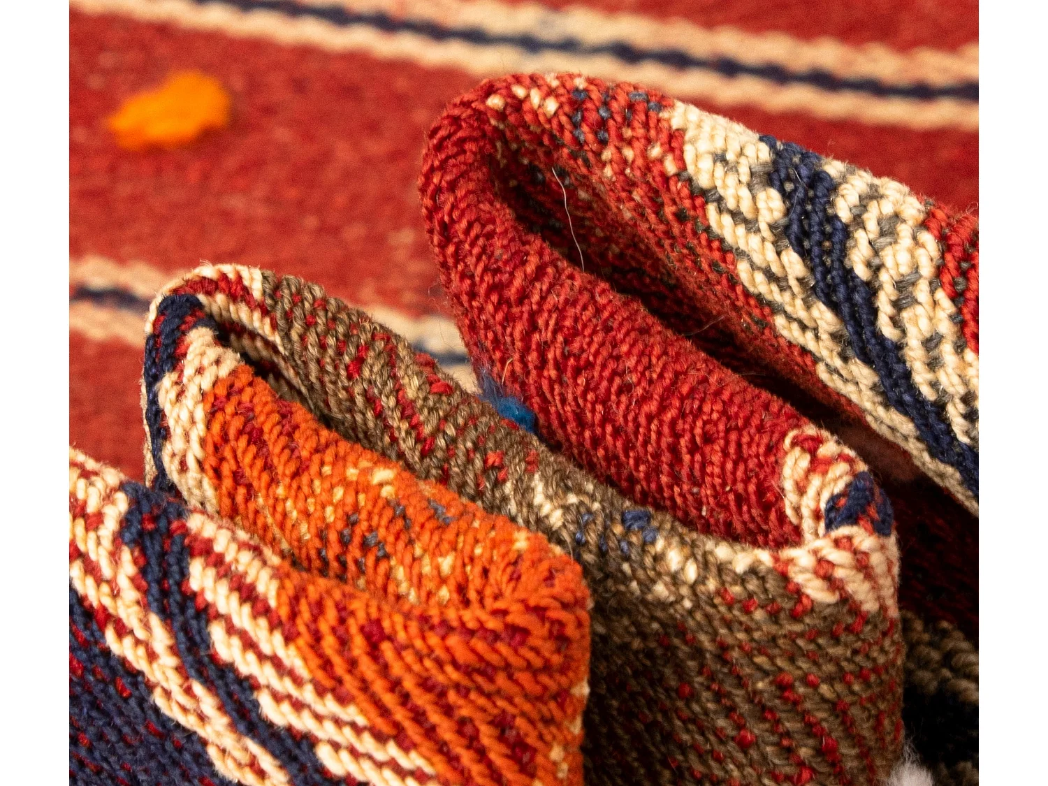 Wollteppich 152x224 Beige Jajim