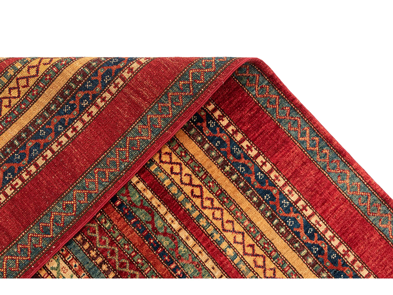 Wollteppich 202x291 Rot Torkman