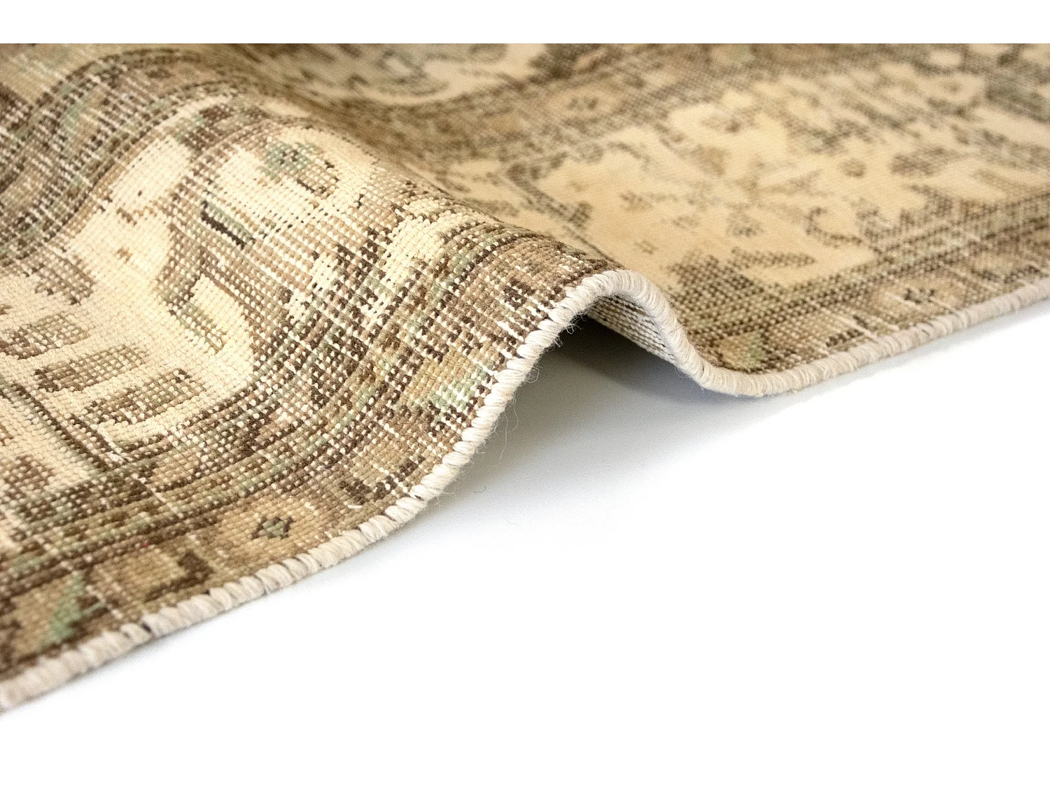 Tapis de laine 203x288 blanc crème Vintage Royal