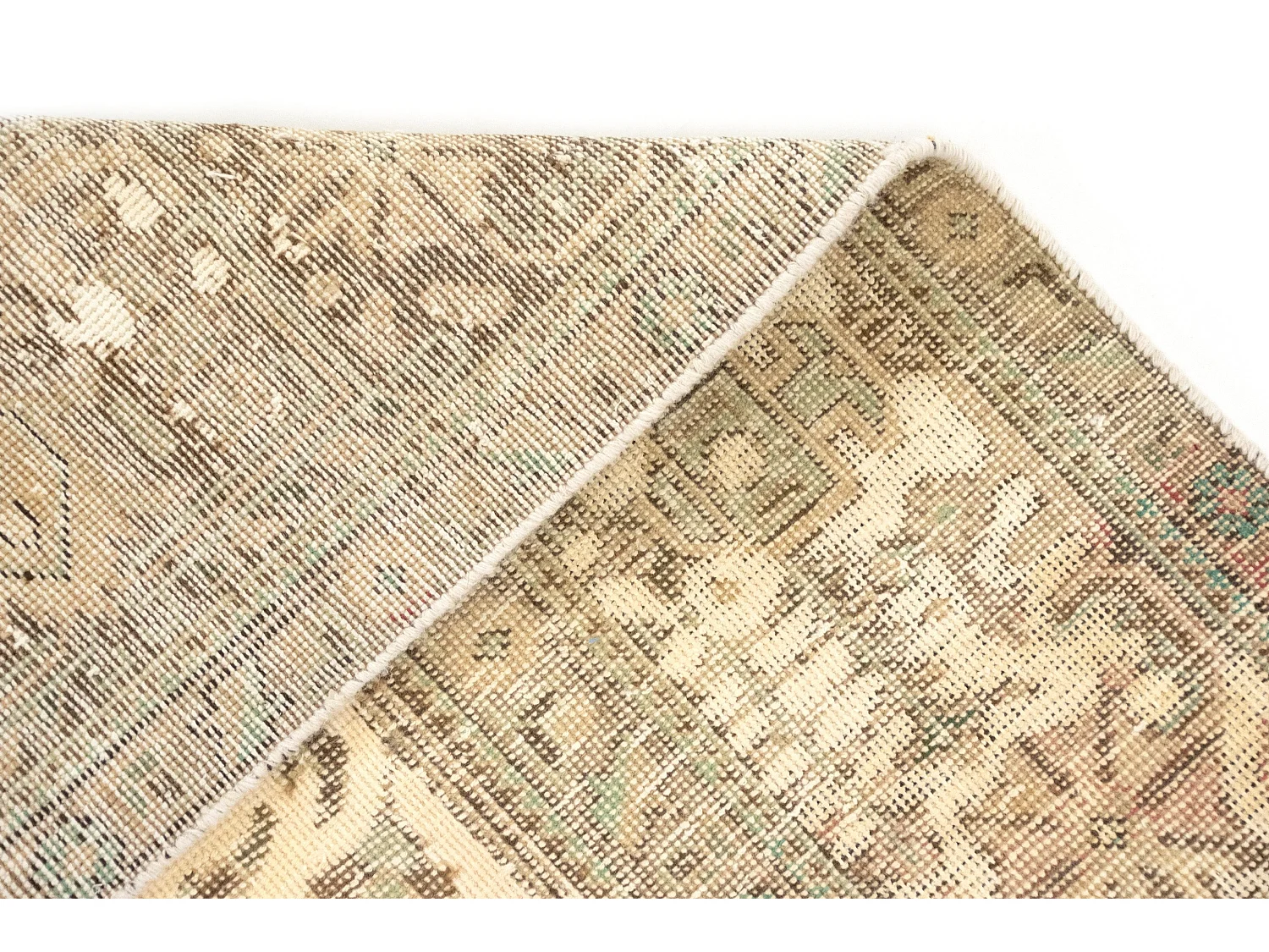 Tapis de laine 203x288 blanc crème Vintage Royal