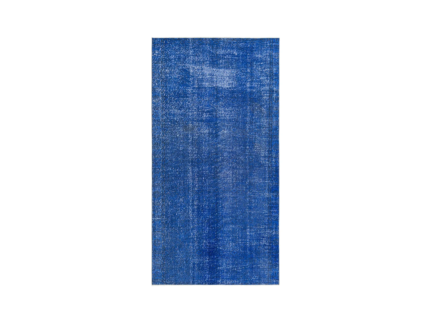 Tapis de laine 150x292 Bleu Ultra Vintage