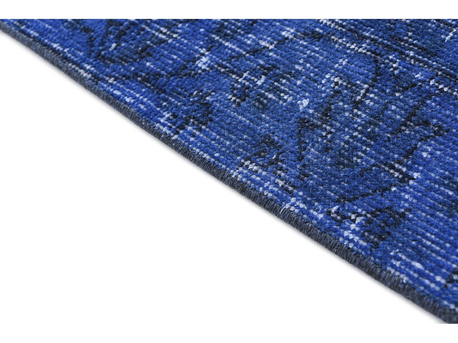 Tapis de laine 150x292 Bleu Ultra Vintage