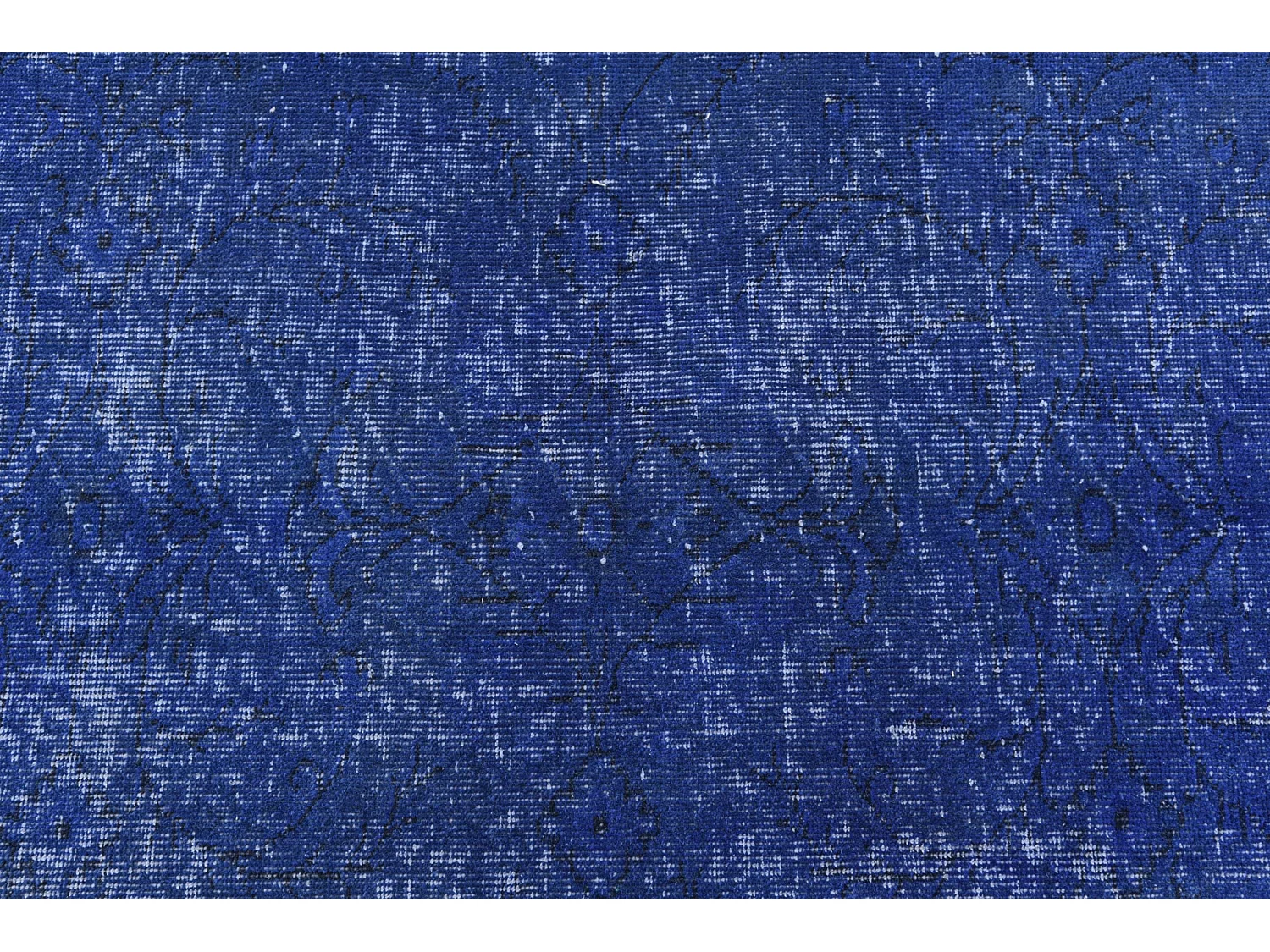 Tapis de laine 150x292 Bleu Ultra Vintage
