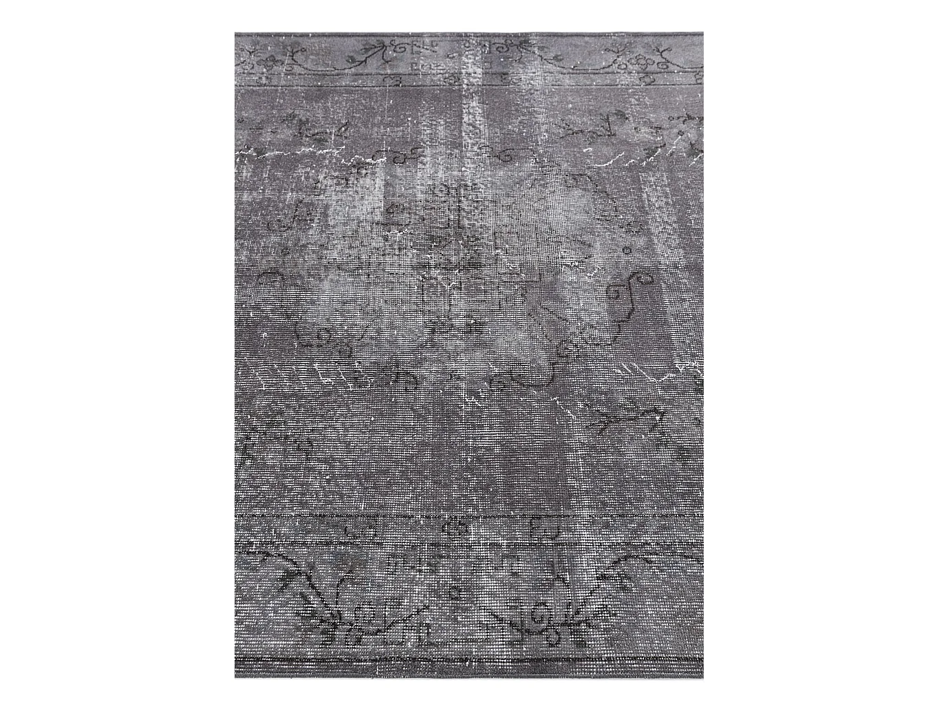 Tapis de laine 155x264 gris Ultra Vintage