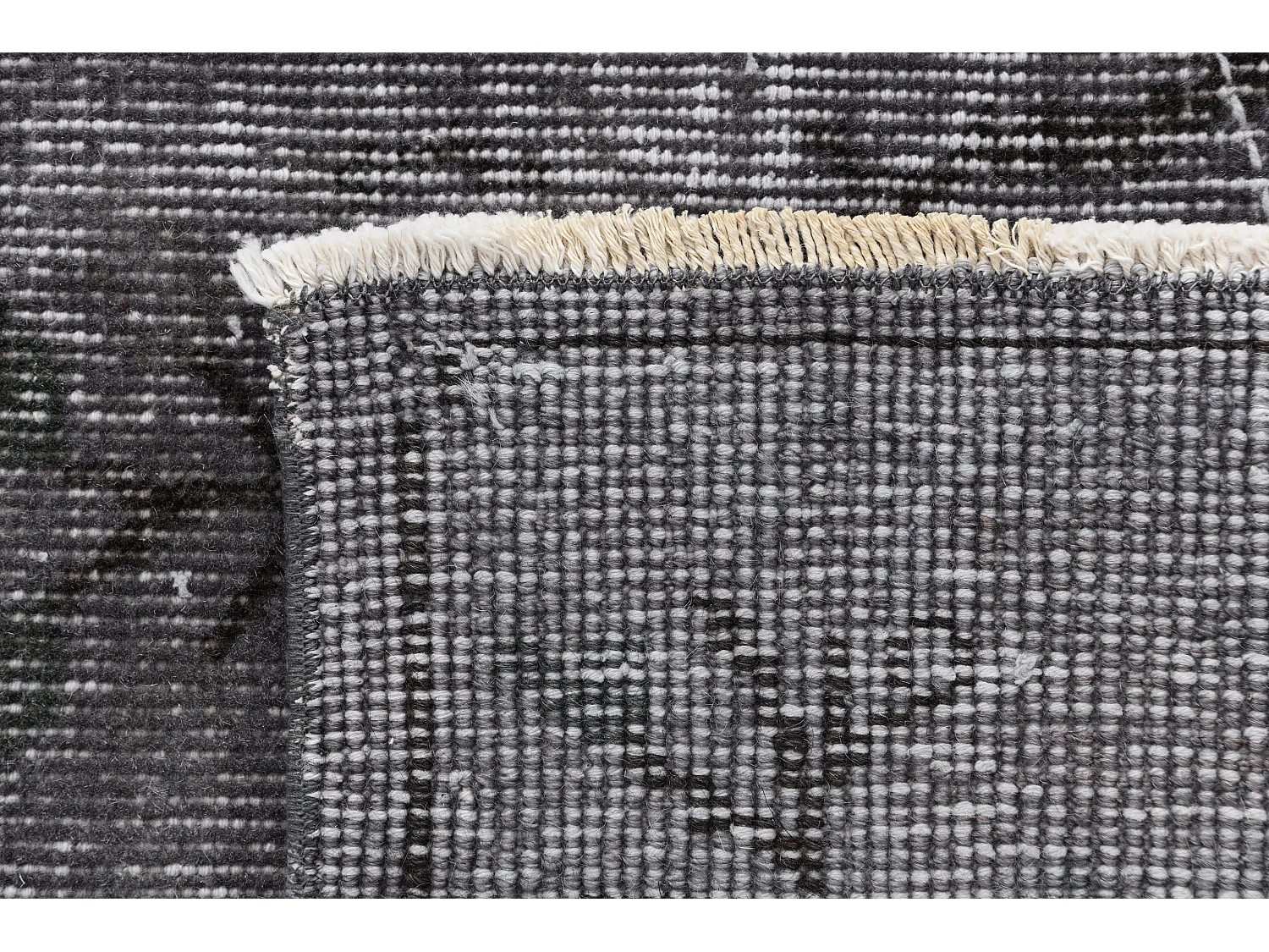 Tapis de laine 155x264 gris Ultra Vintage