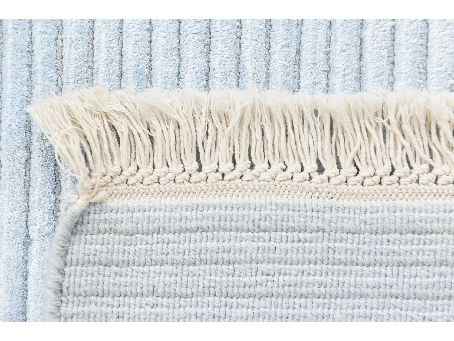 Tapis de laine 119x180 Bleu Darya