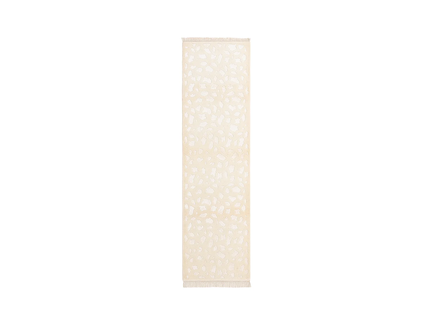 Tapis de couloir en laine 84x300 beige Darya