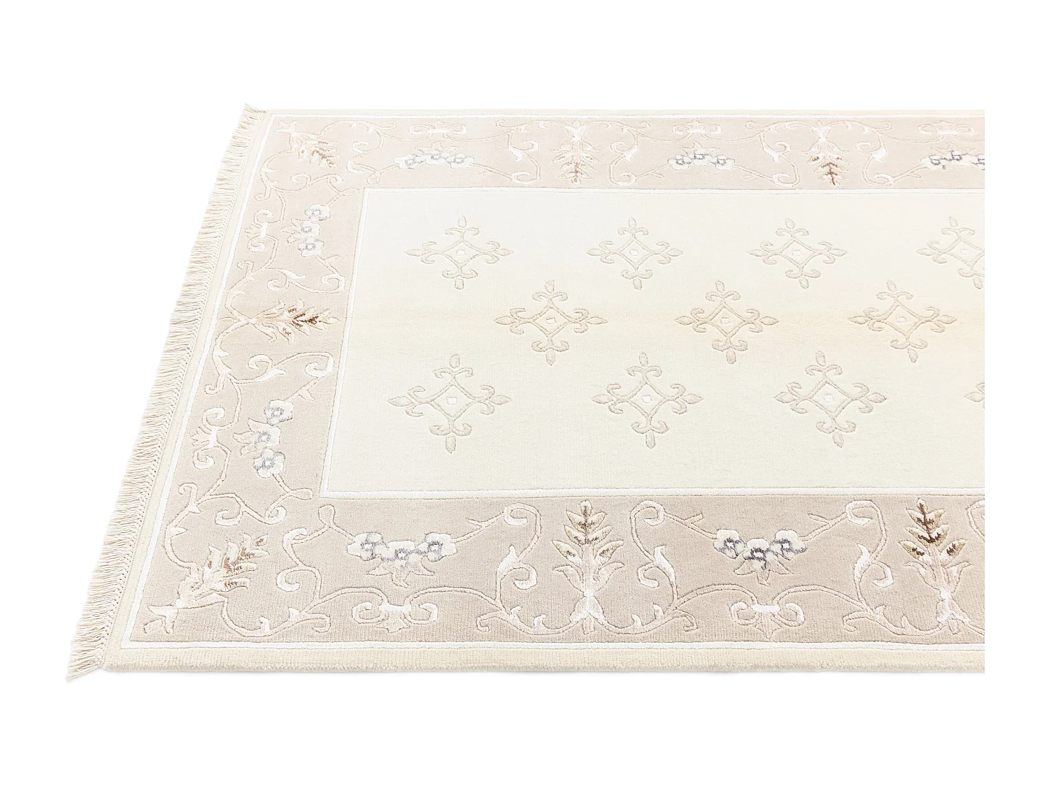 Wollteppich 122x188 Beige Darya
