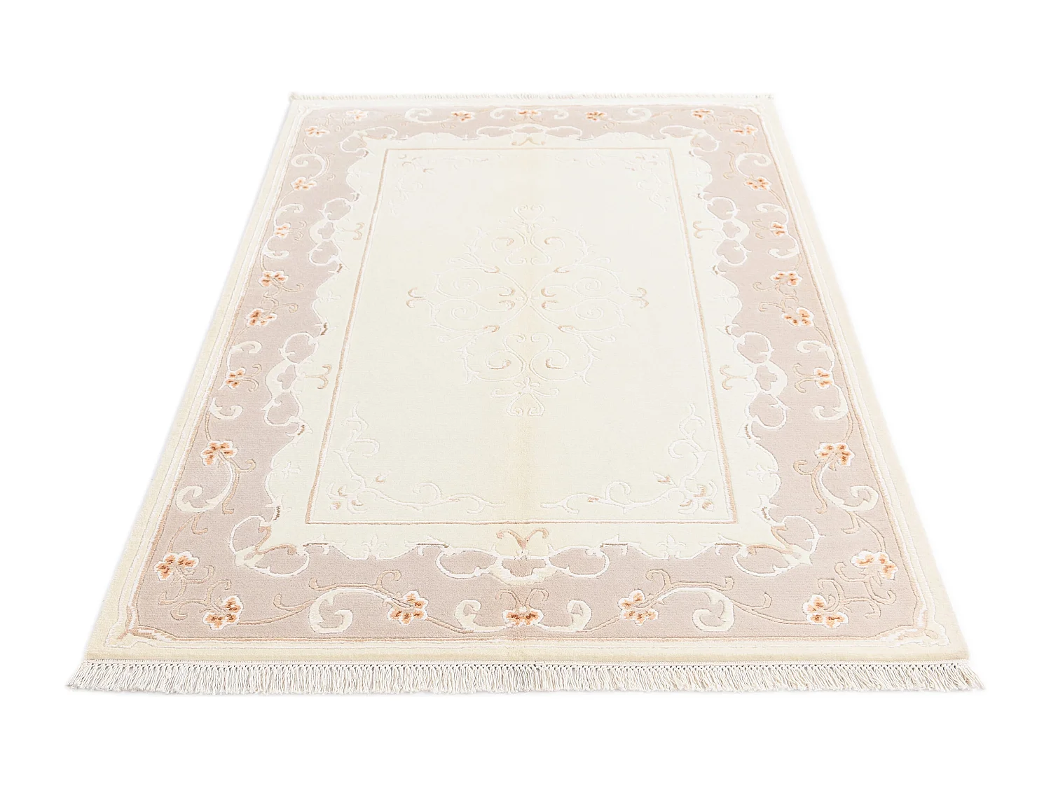 Wollteppich 122x183 Beige Darya