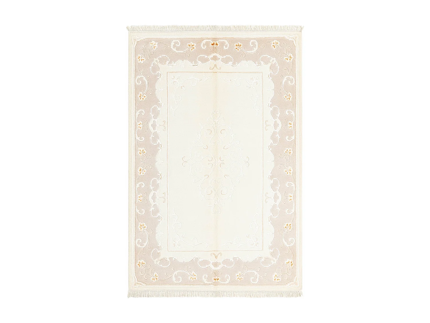Wollteppich 122x183 Beige Darya