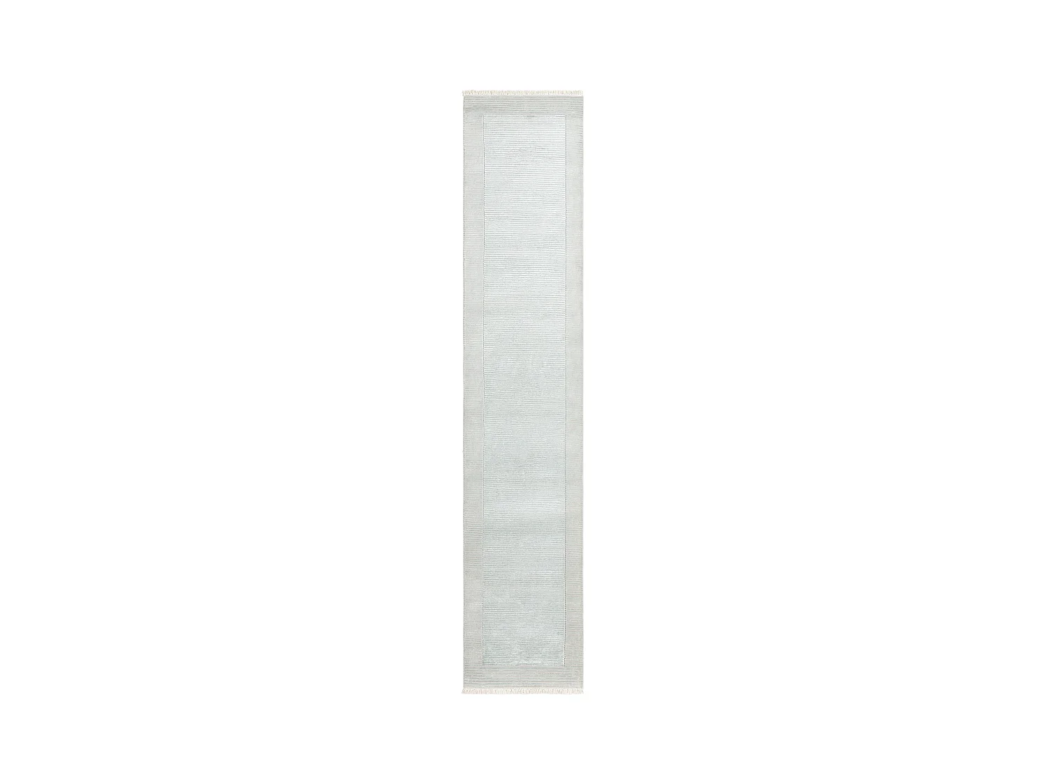 Tapis de couloir en laine 81x409 gris Darya