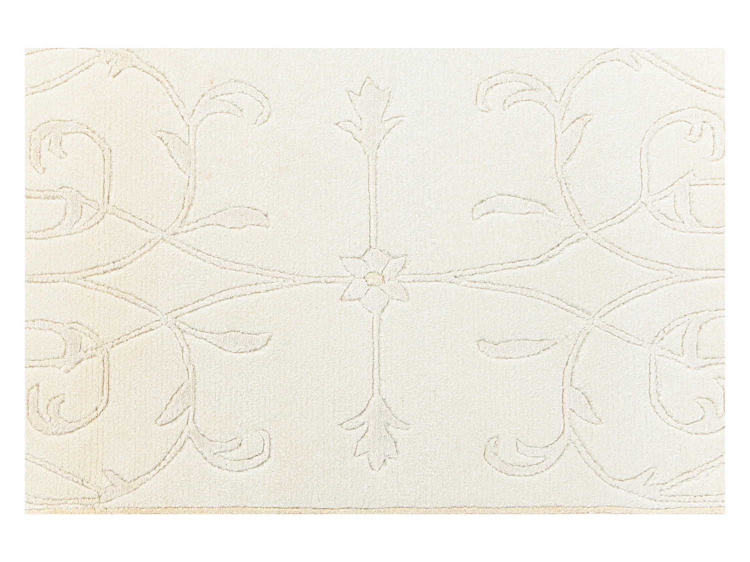 Läufer-Wollteppich 79x201 Beige Darya