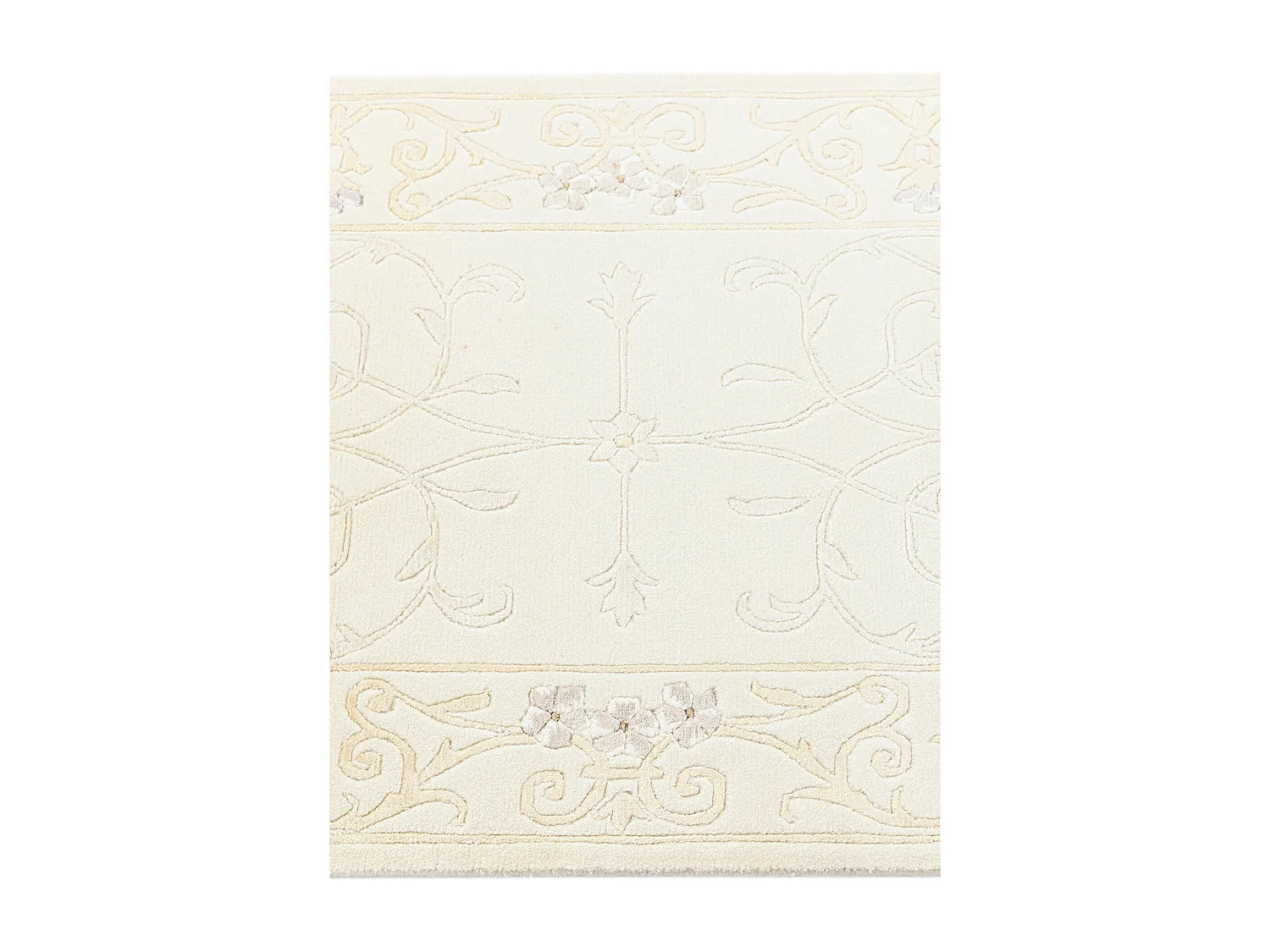 Tapis de couloir en laine 79x201 beige Darya