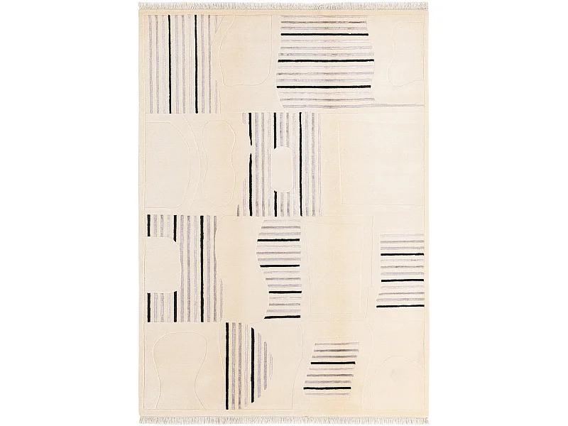 Wollteppich 173x244 Beige Darya