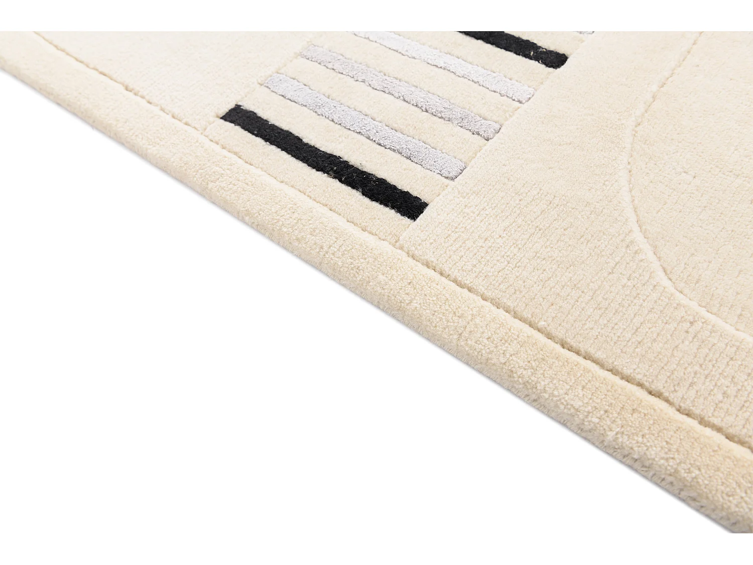 Tapis de laine 173x244 beige Darya