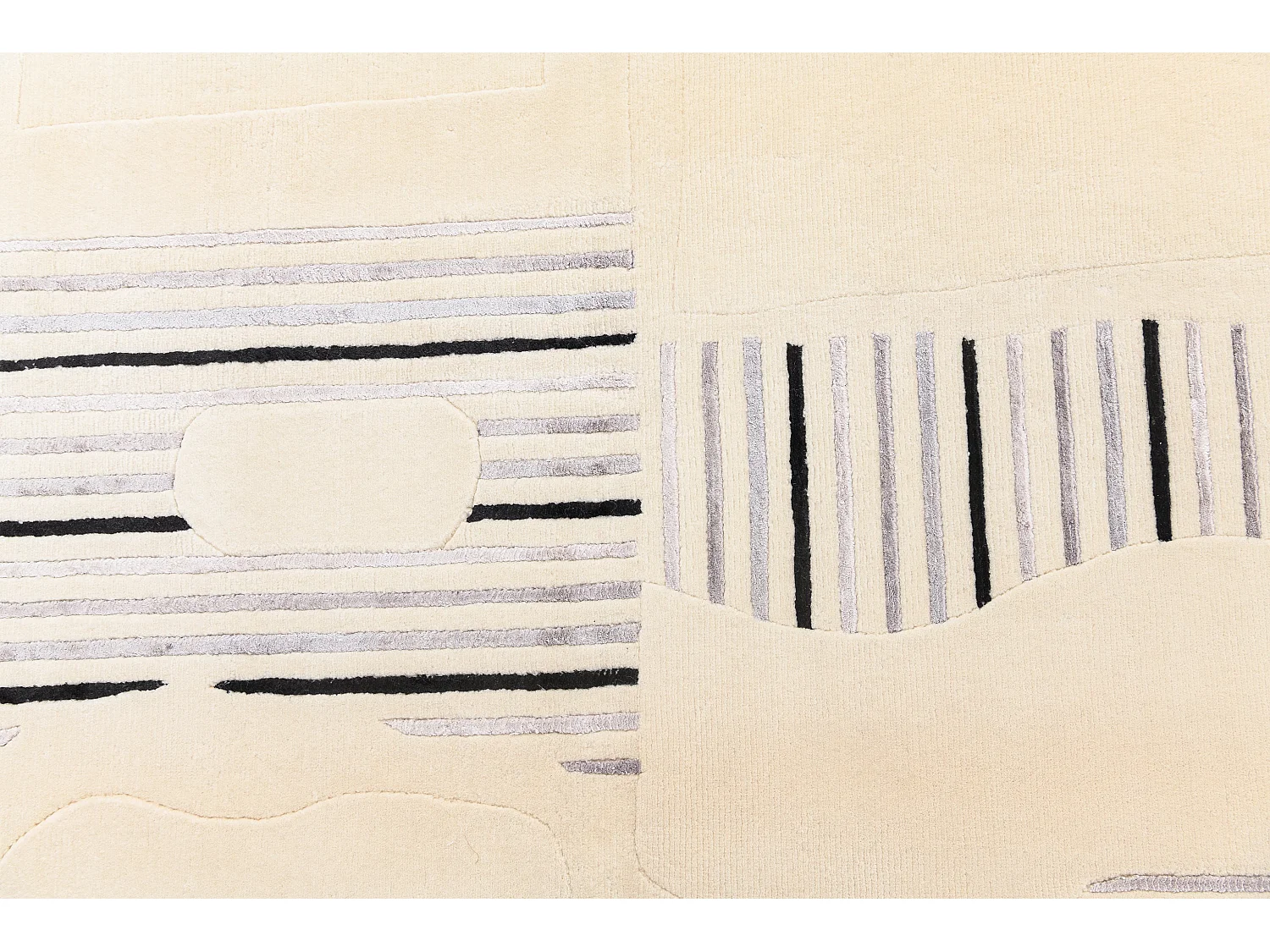 Tapis de laine 173x244 beige Darya