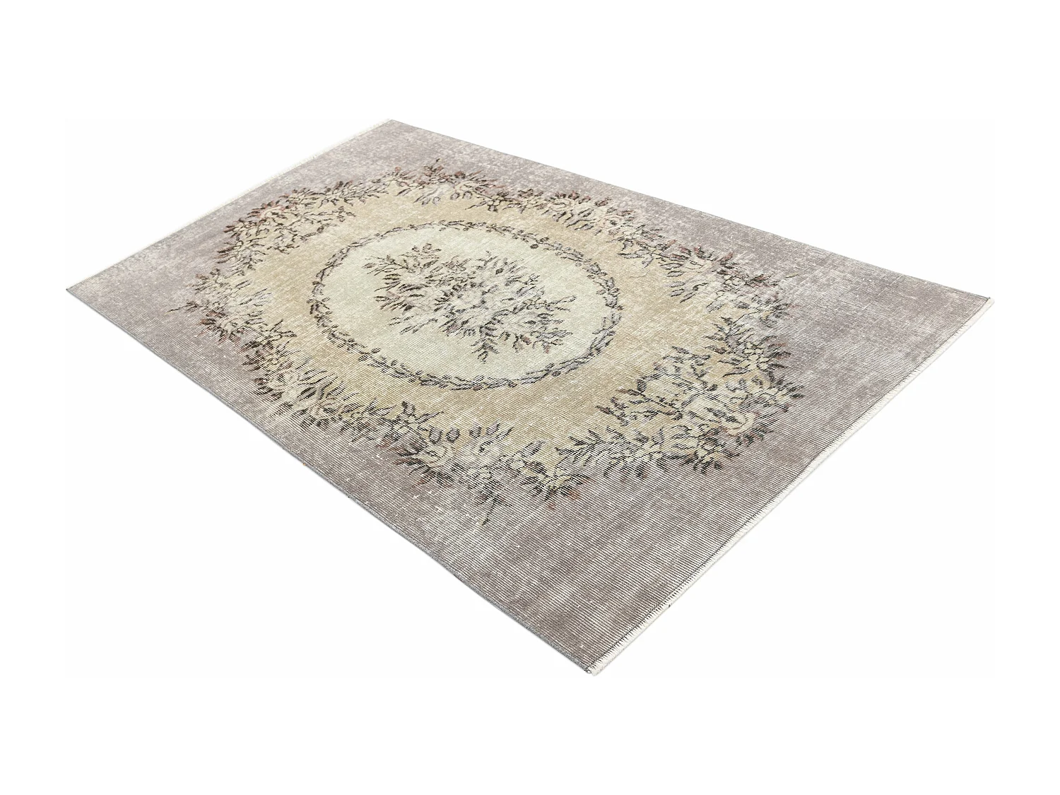 Tapis de laine 114x201 brun Ultra Vintage