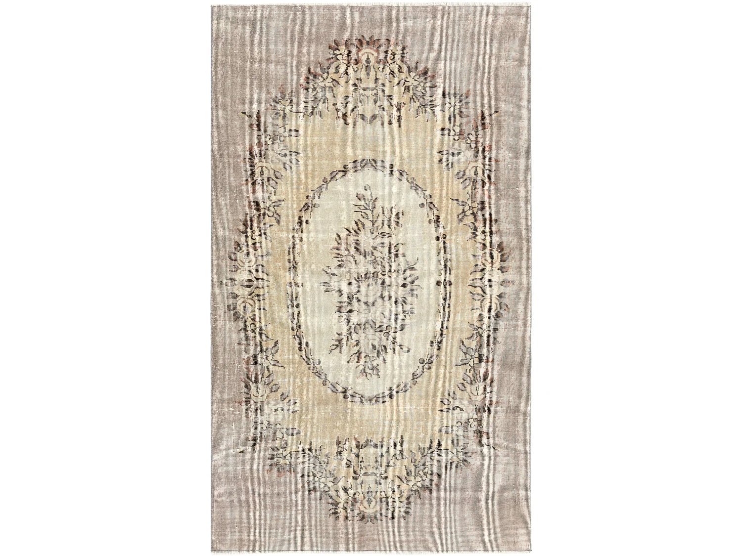Tapis de laine 114x201 brun Ultra Vintage