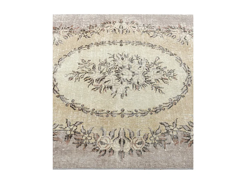 Tapis de laine 114x201 brun Ultra Vintage