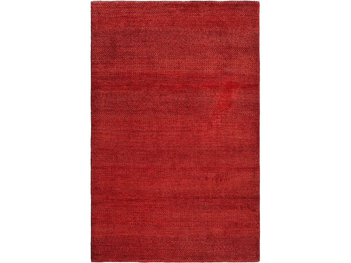 Wollteppich 123x193 Rot Juma