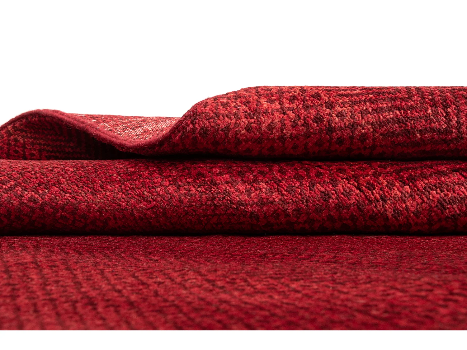 Wollteppich 123x193 Rot Juma