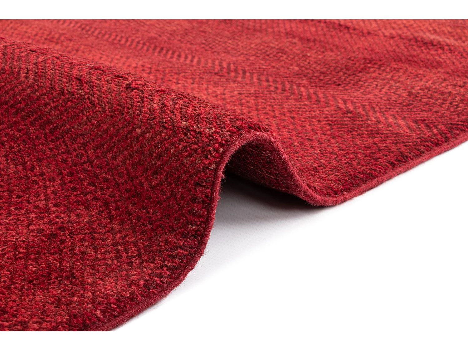 Wollteppich 123x193 Rot Juma