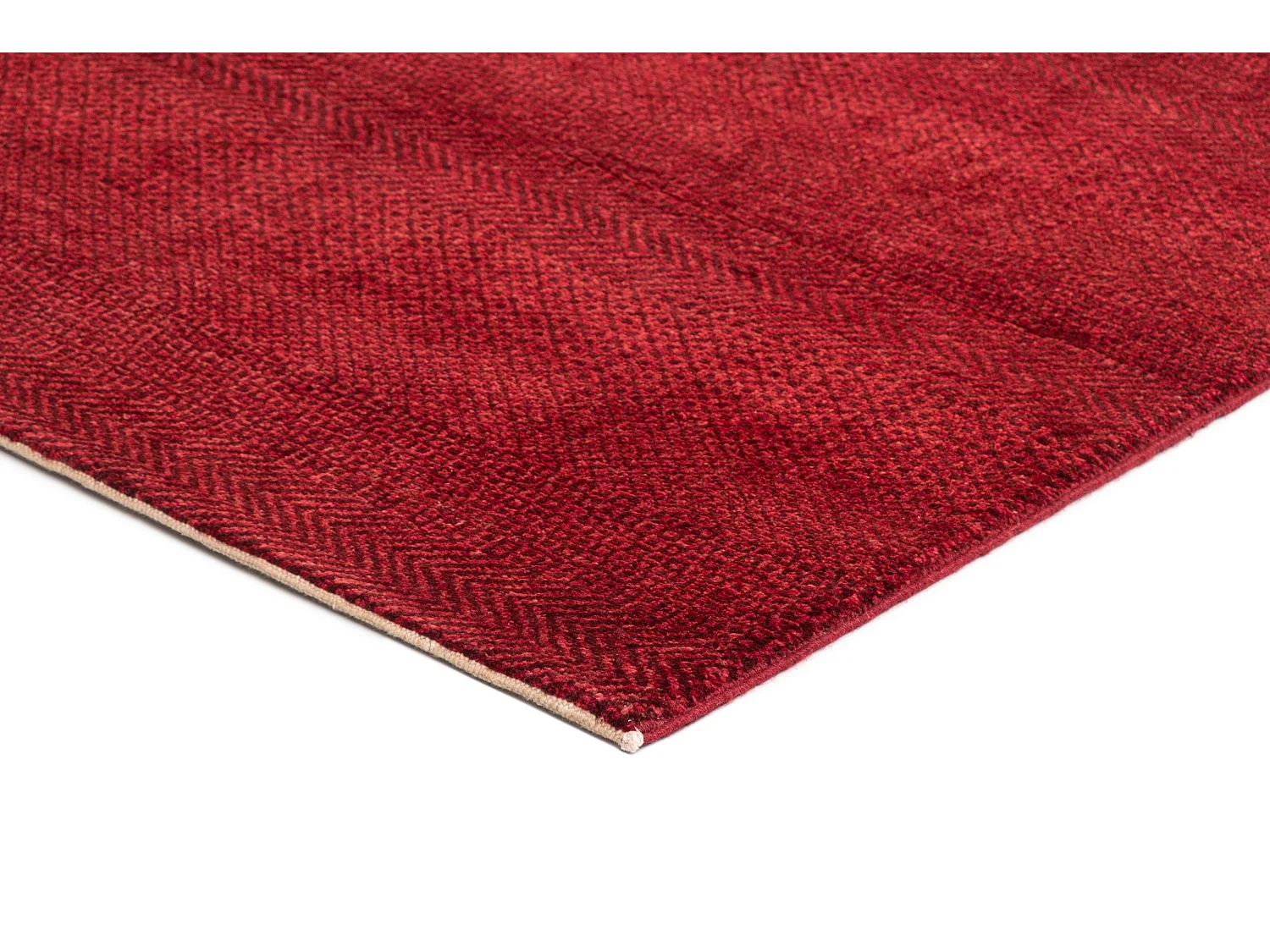 Wollteppich 123x193 Rot Juma