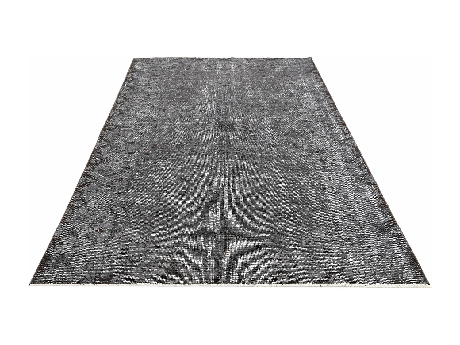 Tapis de laine 165x269 gris Ultra Vintage