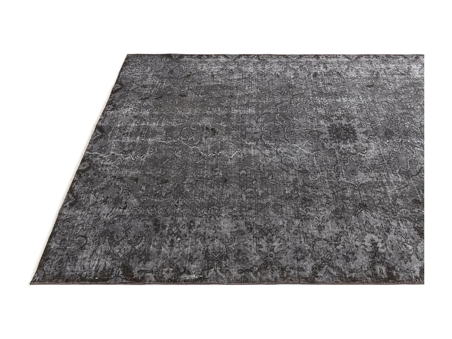 Tapis de laine 165x269 gris Ultra Vintage