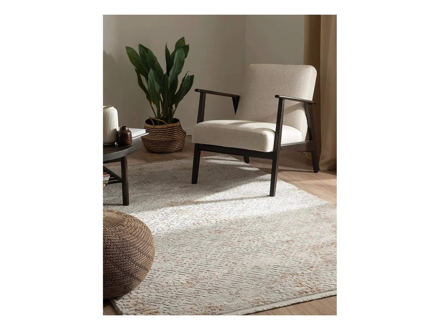 Tapis 275x365 beige Davos Fusion