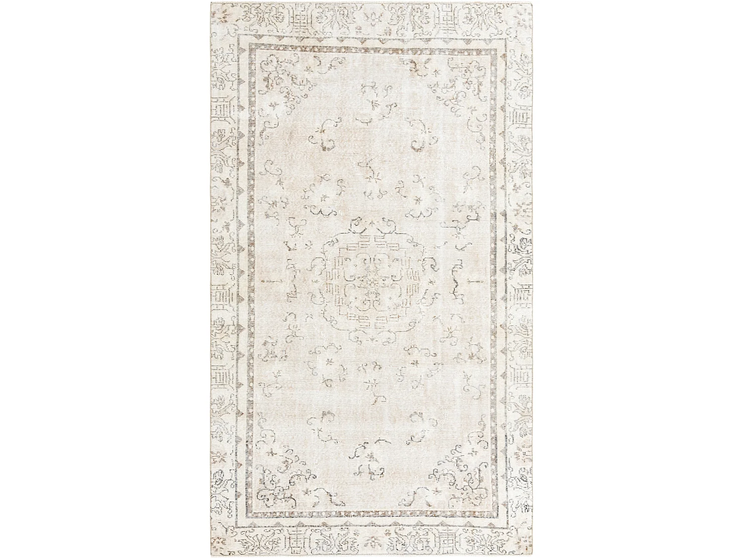 Tapis de laine 155x272 beige Ultra Vintage