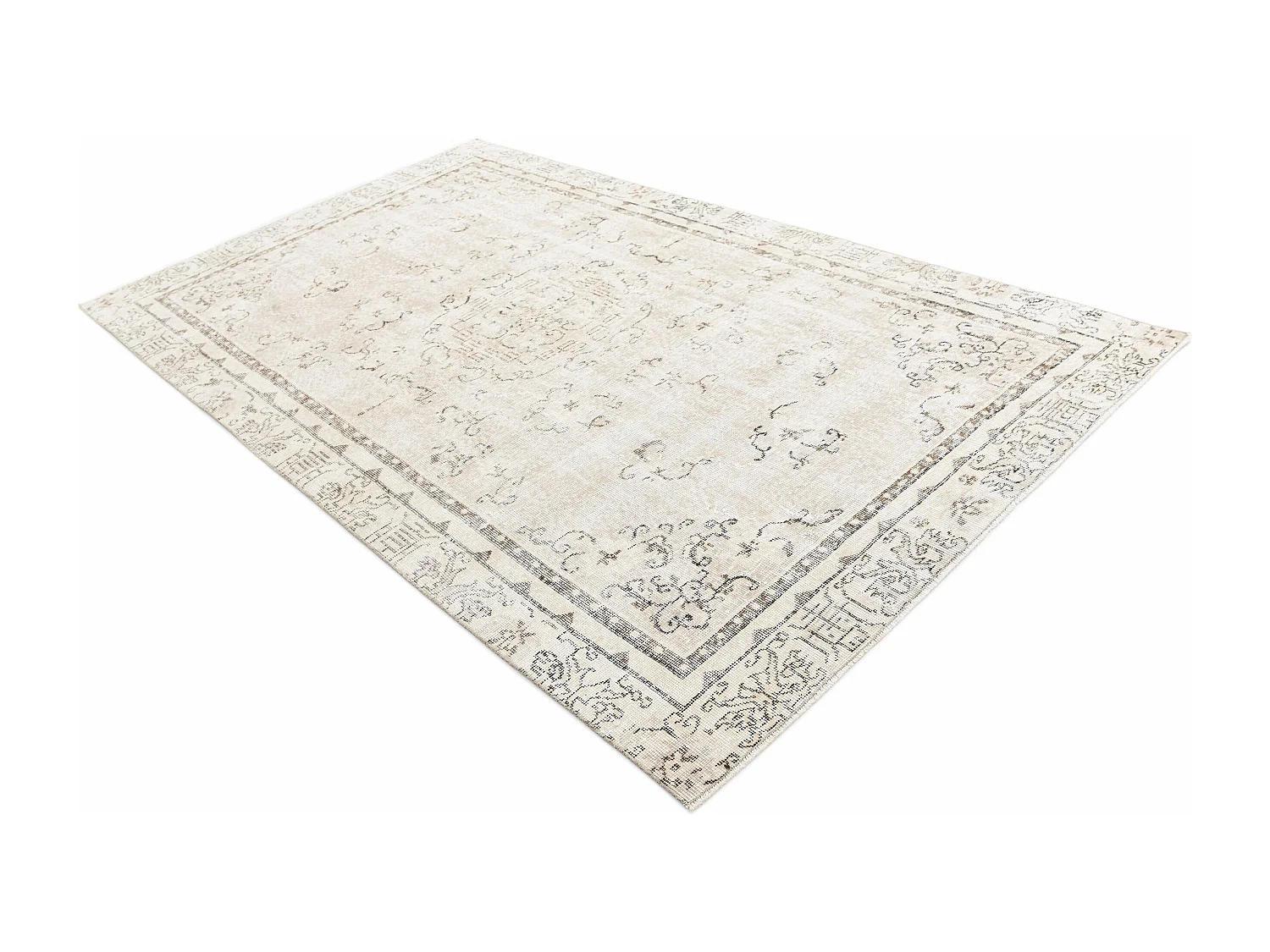 Tapis de laine 155x272 beige Ultra Vintage