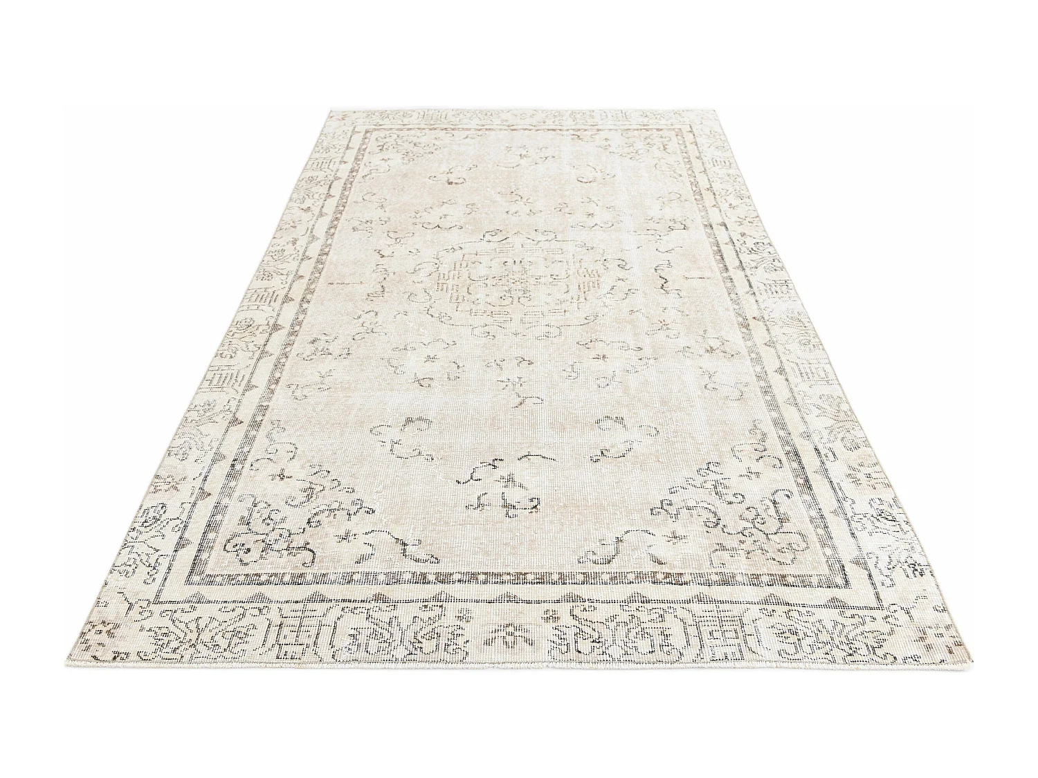 Tapis de laine 155x272 beige Ultra Vintage